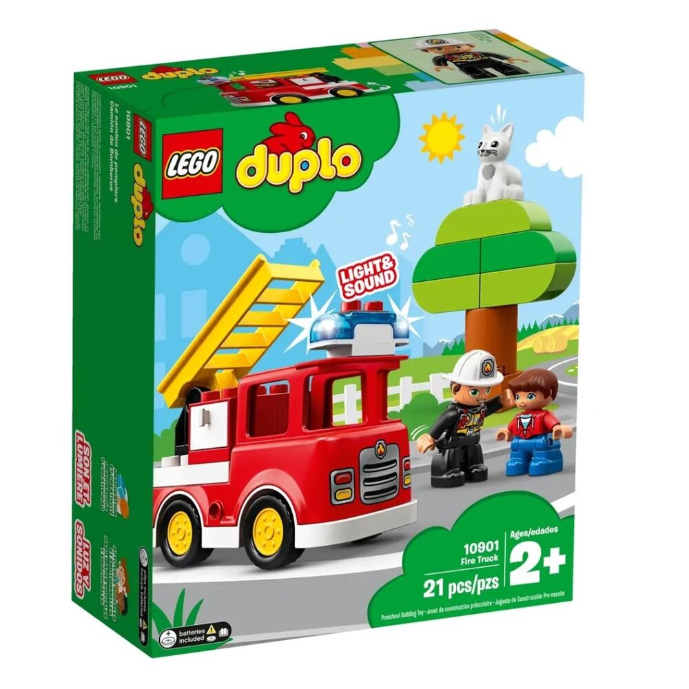 Lego DUPLO Town Fire Truck 10901 Building Blocks New In Box